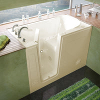 Thumbnail for MediTub 3054LBA Walk-In 30 x 54 Left Drain Biscuit Air Jetted Walk-In Bathtub Walk In Tubs MediTub 