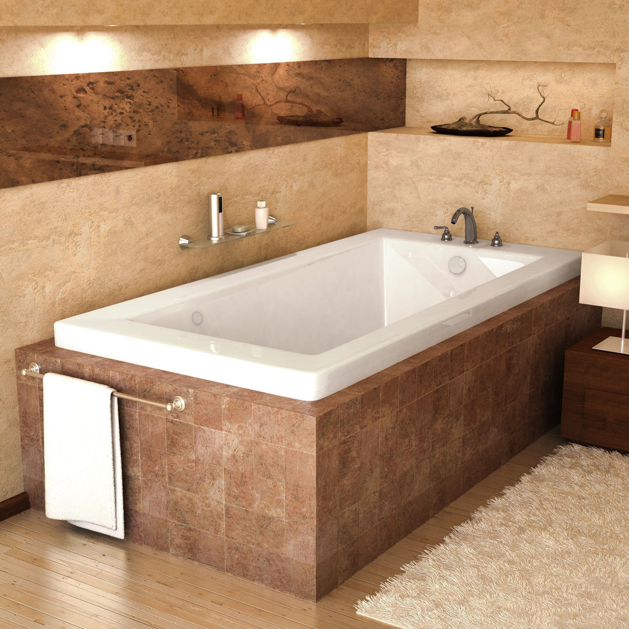 Atlantis Whirlpools 3060VNAR Venetian 30 x 60 Rectangular Air Jetted Bathtub Whirlpool Bathtub Atlantis 