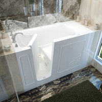 Thumbnail for MediTub Walk-In 30 x 60 Left Drain White Whirlpool & Air Jetted Walk-In Bathtub Walk In Tubs MediTub 