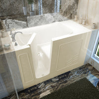 Thumbnail for MediTub 3060WILBS Walk-In 30 x 60 Left Drain Biscuit Soaking Walk-In Bathtub Walk In Tubs MediTub 