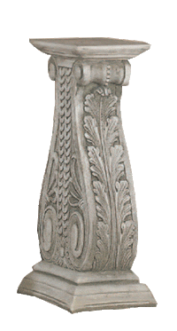 Thumbnail for Scroll Table Base Cast Stone Outdoor Asian Collection Statues Collection Tuscan 