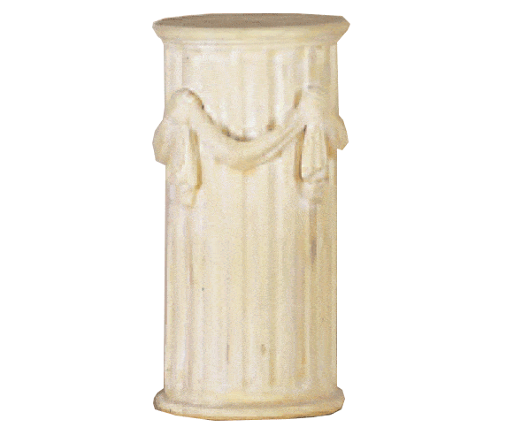 Draped Pedestal Cast Stone Outdoor Asian Collection Columns Tuscan 
