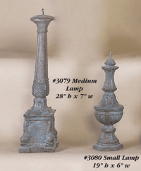 Thumbnail for Lamp Cast Stone Outdoor Asian Collection Columns Tuscan 
