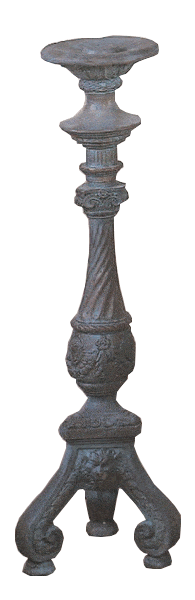 Candle Holder Cast Stone Outdoor Asian Collection Columns Tuscan 