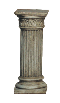 Thumbnail for Acanthus Column Cast Stone Outdoor Columns Tuscan Tall Natural (N) 