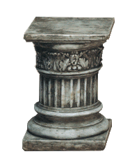 Thumbnail for Acanthus Column Cast Stone Outdoor Columns Tuscan Short Natural (N) 