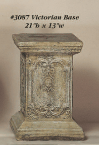 Thumbnail for Victorian Base Cast Stone Outdoor Asian Collection Columns Tuscan 
