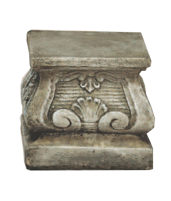 Bottecelli Base Cast Stone Outdoor Asian Collection Columns Tuscan 