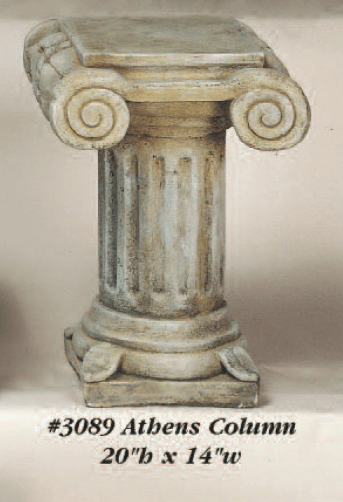 Athens Column Cast Stone Outdoor Asian Collection Columns Tuscan 