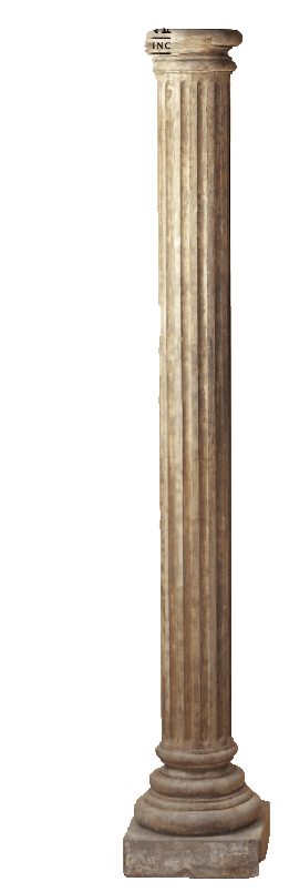 Fluted Column Cast Stone Outdoor Asian Collection Columns Tuscan 
