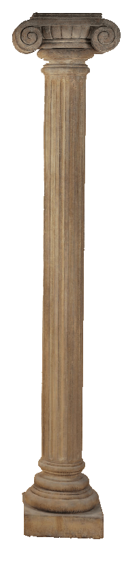 Ionic Column Cast Stone Outdoor Asian Collection Columns Tuscan 