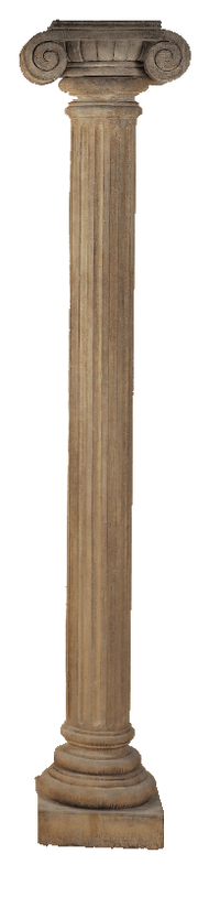 Thumbnail for Ionic Column Cast Stone Outdoor Asian Collection Columns Tuscan 