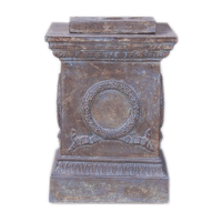 Thumbnail for Palazzo Pedestal Cast Stone Outdoor Garden Planter Planter Tuscan 