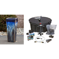 Thumbnail for Luna FNT3109 Ceramic Vase Complete Fountain Kit Vase Fountain Blue Thumb 