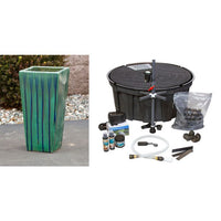 Thumbnail for Luna FNT3110 Ceramic Vase Complete Fountain Kit Vase Fountain Blue Thumb 