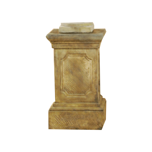 Estate Pedatsal Cast Stone Outdoor Garden Planter Planter Tuscan 