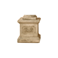 Thumbnail for Impero Pedestal Cast Stone Outdoor Garden Planter Planter Tuscan 
