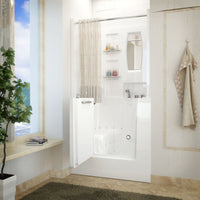 Thumbnail for MediTub 3140RWA Walk-In 31 x 40 Right Drain White Air Jetted Walk-In Bathtub Walk In Tubs MediTub 