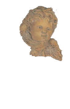 Angel Head Cast Stone Outdoor Asian Collection Wall Ornament Tuscan Natural (N) Left 