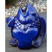 Thumbnail for One of a Kind FNT3166 Ceramic Vase Complete Fountain Kit Vase Fountain Blue Thumb 