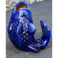 Thumbnail for One of a Kind FNT3166 Ceramic Vase Complete Fountain Kit Vase Fountain Blue Thumb 