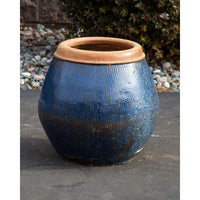 Thumbnail for One of a Kind FNT3169 Ceramic Vase Complete Fountain Kit Vase Fountain Blue Thumb 
