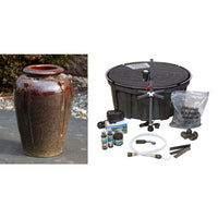 Thumbnail for Amphora FNT3177 Ceramic Vase Complete Fountain Kit Vase Fountain Blue Thumb 