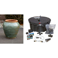 Thumbnail for Oil Jar FNT3194 Ceramic Vase Complete Fountain Kit Vase Fountain Blue Thumb 
