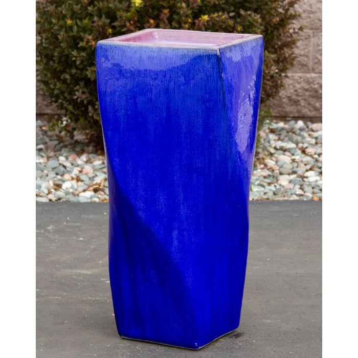 Closed Top FNT3210 Ceramic Vase Complete Fountain Kit Vase Fountain Blue Thumb 