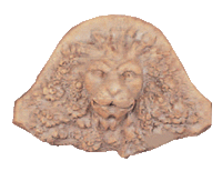 Thumbnail for Antique Lion with Flowers Cast Stone Outdoor Asian Collection Wall Ornament Tuscan 