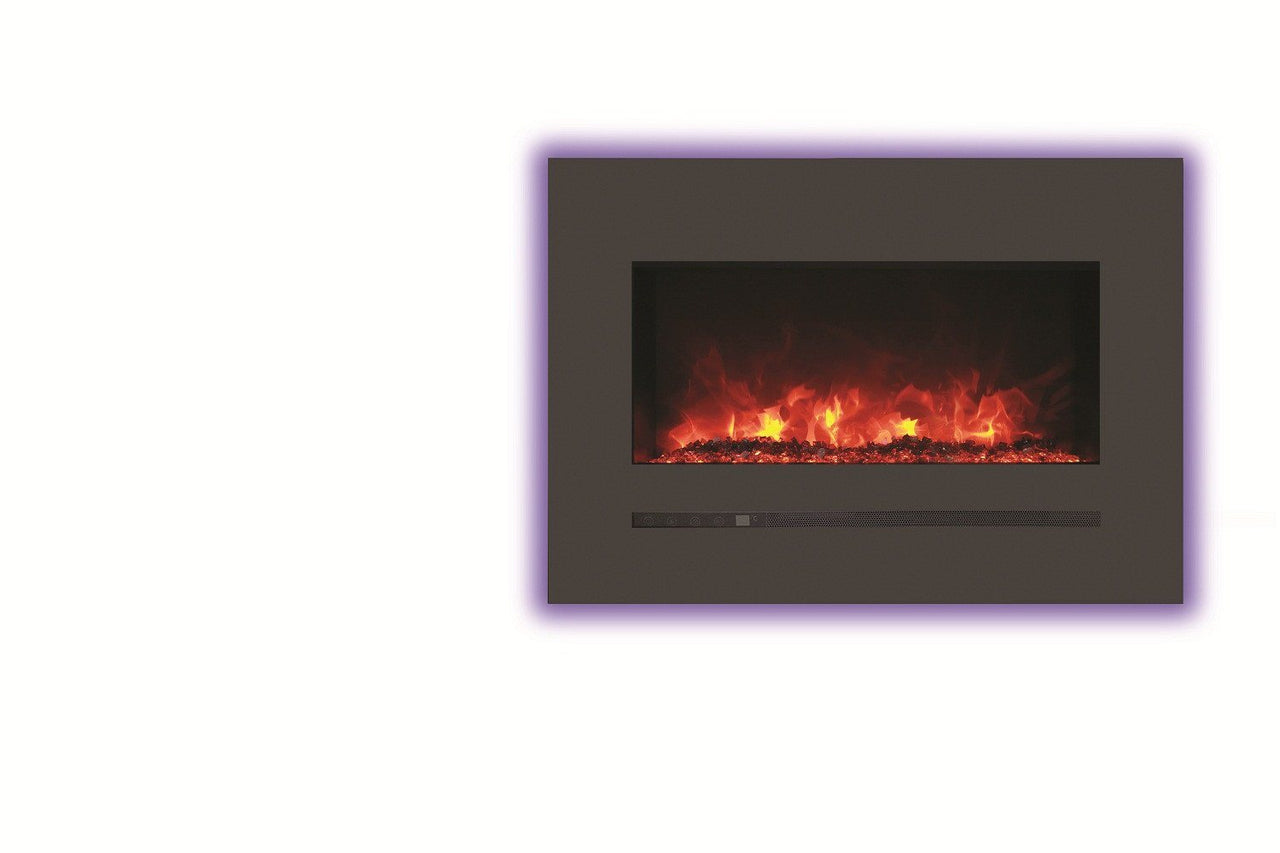 Amantii 26" Electric unit with a 32 x 23 steel surround Electric Fireplace Amantii 