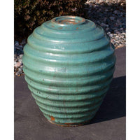 Thumbnail for Closed Top FNT3232 Ceramic Vase Complete Fountain Kit Vase Fountain Blue Thumb 