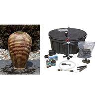 Thumbnail for Genova FNT3233 Ceramic Vase Complete Fountain Kit Vase Fountain Blue Thumb 