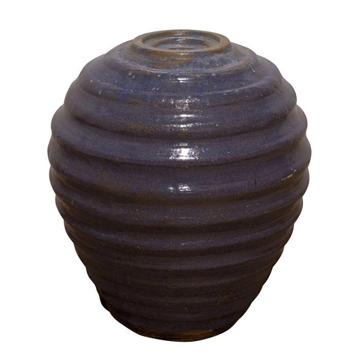 Closed Top FNT3234 Ceramic Vase Complete Fountain Kit Vase Fountain Blue Thumb 