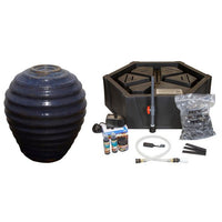 Thumbnail for Genova FNT3234 Ceramic Vase Complete Fountain Kit Vase Fountain Blue Thumb 