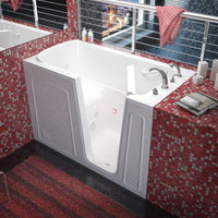 Thumbnail for MediTub 3260RWH Walk-In 32 x 60 Right Drain White Whirlpool Jetted Walk-In Bathtub Walk In Tubs MediTub 