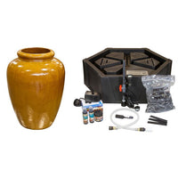 Thumbnail for Oil Jar FNT3264 Ceramic Vase Complete Fountain Kit Vase Fountain Blue Thumb 