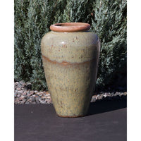 Thumbnail for Tuscany FNT3281 Ceramic Triple Vase Complete Fountain Kit Vase Fountain Blue Thumb 