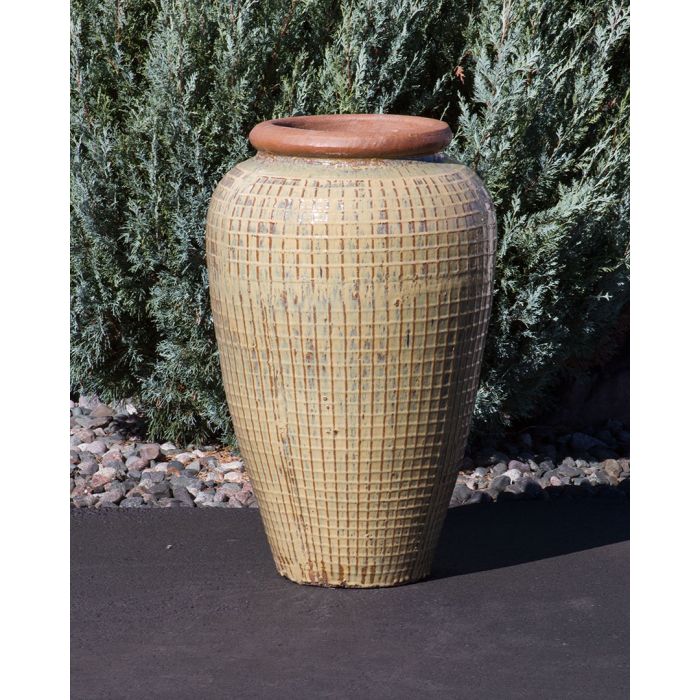 Tuscany FNT3283 Ceramic Triple Vase Complete Fountain Kit Vase Fountain Blue Thumb 
