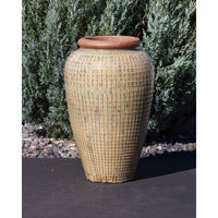 Thumbnail for Tuscany FNT3283 Ceramic Triple Vase Complete Fountain Kit Vase Fountain Blue Thumb 