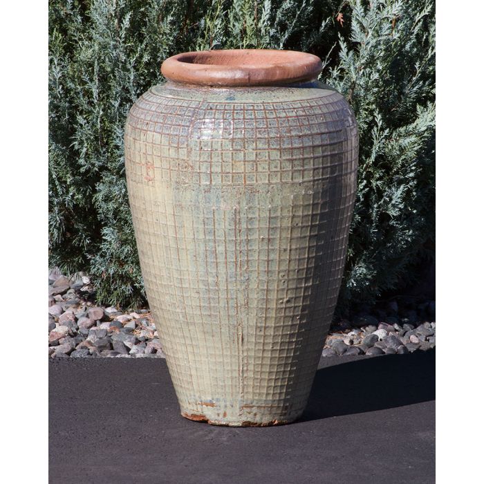 Tuscany FNT3288 Ceramic Triple Vase Complete Fountain Kit Vase Fountain Blue Thumb 