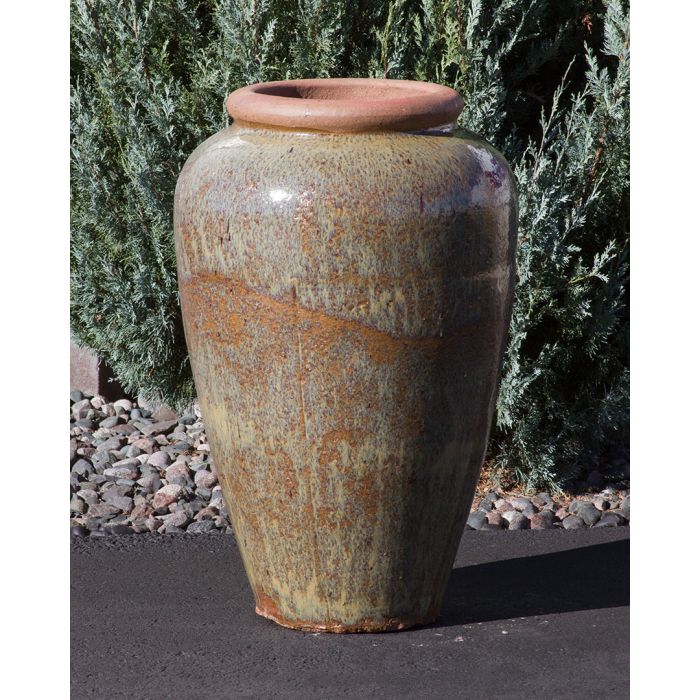 Tuscany FNT3291 Ceramic Triple Vase Complete Fountain Kit Vase Fountain Blue Thumb 