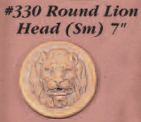 Thumbnail for Round Lion Head Cast Stone Outdoor Asian Collection Wall Ornament Tuscan 