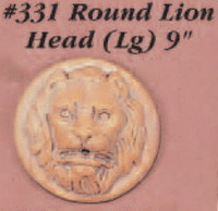 Thumbnail for Round Lion Head Cast Stone Outdoor Asian Collection Wall Ornament Tuscan 