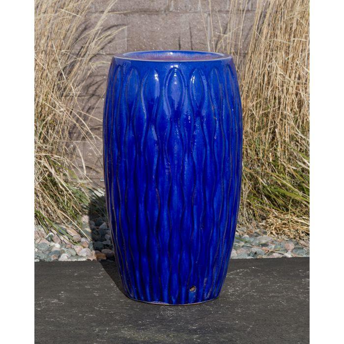 Closed Top FNT3353 Ceramic Vase Complete Fountain Kit Vase Fountain Blue Thumb 