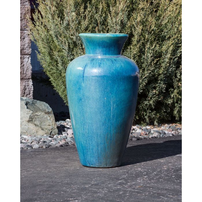 Oil Jar FNT3385 Ceramic Vase Complete Fountain Kit Vase Fountain Blue Thumb 