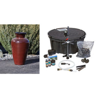 Thumbnail for Oil Jar FNT3386 Ceramic Vase Complete Fountain Kit Vase Fountain Blue Thumb 