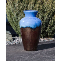 Thumbnail for Milano FNT3390 Ceramic Vase Complete Fountain Kit Vase Fountain Blue Thumb 