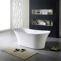 Thumbnail for Eviva Skylar Freestanding 71 in. Acrylic Bathtub in White Bathroom Vanity Eviva 