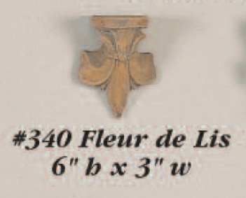 Fleur De Lis Mini Shelf Cast Stone Outdoor Asian Collection Wall Ornament Tuscan 